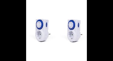 Benson Tijdschakelaar - 3x stuks - programeerbaar - 24 uurs - tijdsklok