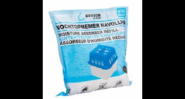 Benson Vochtopnemer/vochtvanger navulling - 400 gram - vocht bestrijding