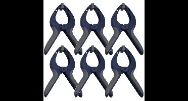 Benson Zeilklemmen - 9x stuks - kunststof - 8 cm - Dekzeil klemmen - zeilclips/marktklemmen