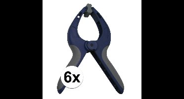 Benson Zeilklemmen / zeilclips - 6x - 9 inch/22 cm - Kunststof - Marktkraam klemmen