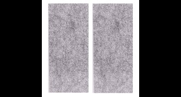 Benson Zelfklevend antikrasvilt - 2x - op maat knipbaar - 20 x 9 cm - grijs - meubelviltjes