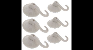 Benson Zuignaphaakjes - 10x - wit - kunststof - draagkracht 2 kg