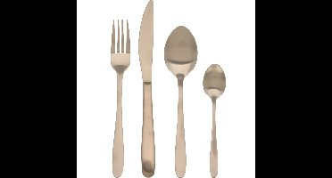 Bestekset Tableware Collection - 16-delig - goud - RVS - 4 personen