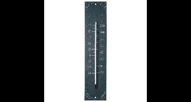 Binnen/buiten thermometer van leisteen - 45 cm - Buitenthermometers