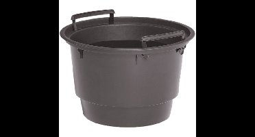 Binnenpot voor bloempotten/plantenpotten - antraciet - 40 liter - rond - met handvatten