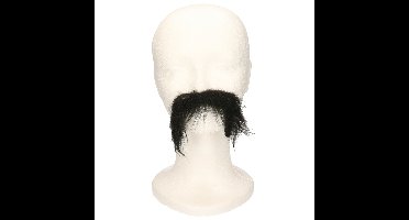 Boland Carnaval verkleed Cowboy nepsnor - 2x - zwart - heren - snorren - western/mexicaan