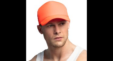 Boland pet neon - oranje - volwassenen - unisex - 80/90s thema - uv blacklight