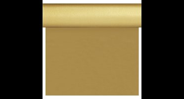 Bruiloft/huwelijk gouden tafelloper/placemats 40 x 480 cm