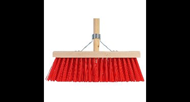 Buitenbezem - FSC hout - nylon - 41 cm - 30 mm bezemsteel - 140 cm