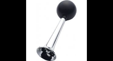 Clowns toeter verkleed accessoire - zilver - knijptoeter