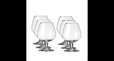 Cognacglazen Specials - 24x - transparant - 370 ml - Cognac glazen op voet