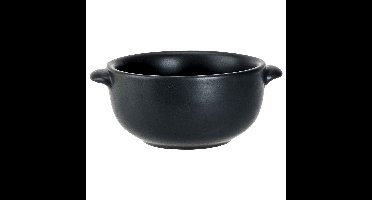 Cosy & Trendy kleine tapas/amuse soepkommetje - zwart -10 cm