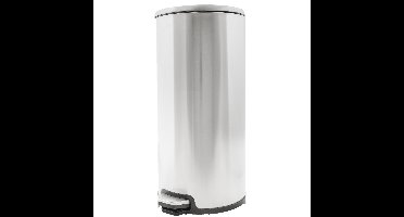Cosy & Trendy Pedaalemmer - zilverlkeurig - 20 l - 52 cm - RVS