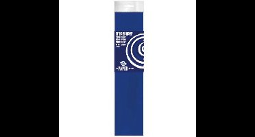 Crepe papier platte vellen - 1x - donkerblauw - 250 x 50 cm - Knutselen met papier - Knutselspullen