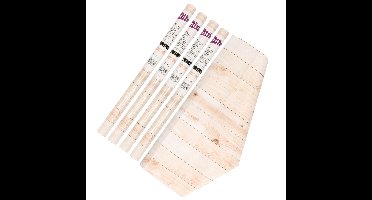 Decoratie plakfolie met houtnerf look - 4x - 45 cm x 2 meter - zelfklevend - kleeffolie?- decoratief