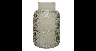 Decoris Bloemenvaas Delhi - misty transparant groen - glas - D16 x H 27 cm