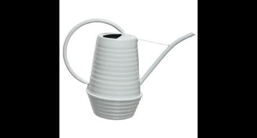 Decoris Gieter - 1 liter - wit - metaal - plantengieter - voor binnen en buiten