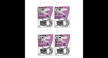 Deltafix Schroefogen - 20x - verzinkt metaal - 50 mm - ijzerwaren