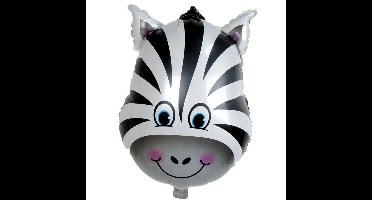 Dieren folieballon zebra 41 cm