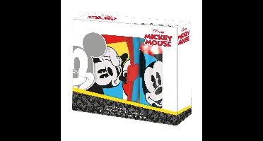 Disney Mickey Mouse lunchbox set voor kinderen - 2-delig - rood - aluminium/kunststof