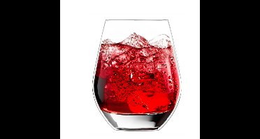 Drinkglas - 1x - transparant - kunststof - 515 ml