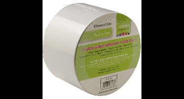 Dubbelzijdig tape - rol - 6,5 cm x 15 meter - klustape - taperol