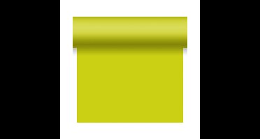 Duni tafelloper - papier - limegroen - 480 x 40 cm
