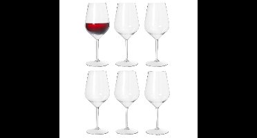 Duni Wijnglas Elegance - 6x - onbreekbaar kunststof - 400 ml - vaatwasser bestendig