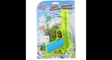 Eddy Toys Waterpistolen - waterpistool - geel - 18 cm - kinderen