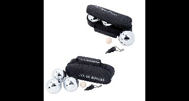 Engelhart Jeu de boules set - 2x - 3 ballen/1 but in draagtas