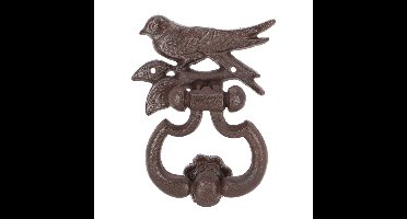 Esschert design Deurklopper vogel - gietijzer - L17 cm - vintage - deurbel