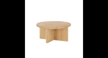 Esschert Design plantentafeltje - van bamboe hout - afmeting: D18 cm x H8.5 cm