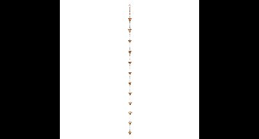Esschert Design Regenketting/regenmeter - 254 cm - verkoperd staal