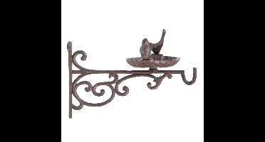 Esschert Design Vogelvoederbak - gietijzer - met haak - 35 cm - voederschaal