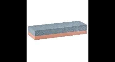 Esschert Design Wetsteen / slijpsteen - met 2 korrelmaten - 15 cm - messenslijper - gereedschapslijp