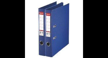 Esselte Ringband mappen/ordners - 2x - blauw - A4 - opbergen - kantoorartikelen