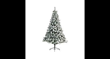 Everlands Kunst kerstboom - Imperial pine - met sneeuw - H210 cm - 770 tips - kunstboom