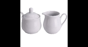 Excellent Houseware suiker en melk dispensers porselein 10 cm
