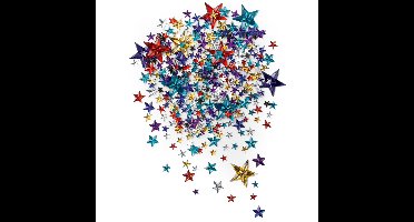 Festival gezicht steentjes - multi kleur - glitter sterretjes - strass- plaksterretjes