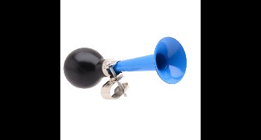 Fiets toeter - metaal - blauw - Kinderen - Kinderfiets - luchthoorn - retro knijptoeter