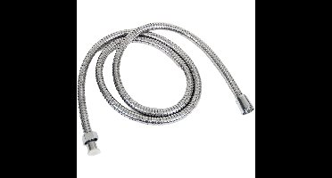 Gerimport Doucheslang rekbara - zilver - 180 tot 220 cm - met douchekop aansluiting - RVS