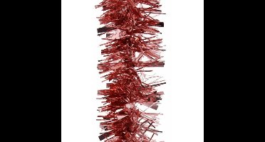 Gerimport Kerstslinger -?rose goud - folie lametta - 180 x 7 cm - kerstboomversiering