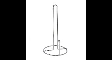 Gerimport Keukenrolhouder - zilverkleurig - metaal - 28 cm