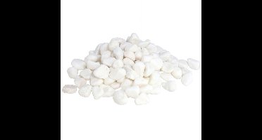 Gerimport Kiezelsteentjes - 4x zakjes - wit - 400 gram - decoratie steentjes