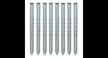 Grondpennen/tentharingen van metaal - 40 cm - 16x stuks - XXL size - Kampeer artikelen