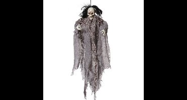 Halloween/horror thema hang decoratie spook/skelet - enge/griezelige pop - 60 cm