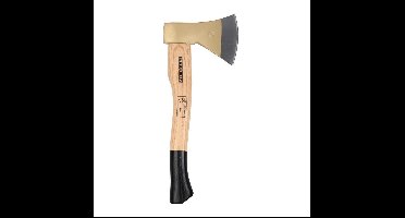 Handbijl - zwart handvat - metaal/hout - 800 gram - 35 cm - hakbijl