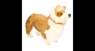 Hansa Welsh Corgie knuffel - 50 cm - realistische vormgeving - hond knuffeldier