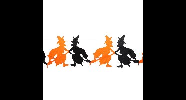 Horror/halloween thema feestslinger - Heksen - papier - 300 cm - Feestartikelen/versiering