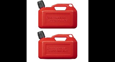 Jerrycan/benzinetank 5 liter rood